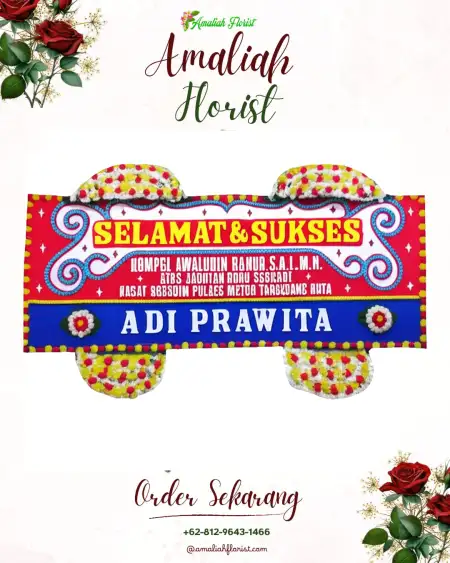 Papan Bunga Ucapan Selamat Lampung